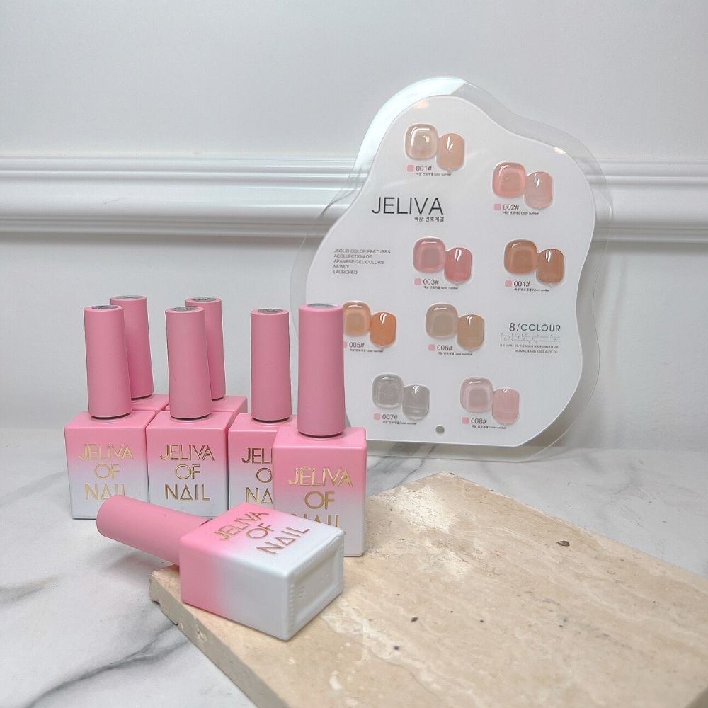 Set Sơn thạch Jeliva 8 màu