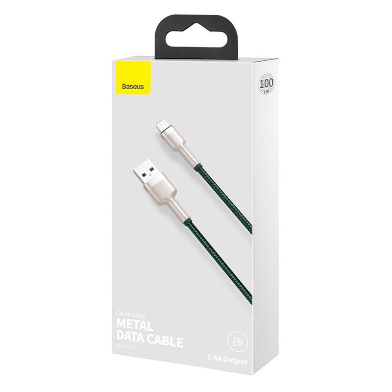 Baseus 2.4A Fast Charging USB Cable for iPhone 11 12 Pro Max Xs Xr X  Mrtal Data Cable for iPhone Cable 7 SE 8 Plus Charger for iPad air