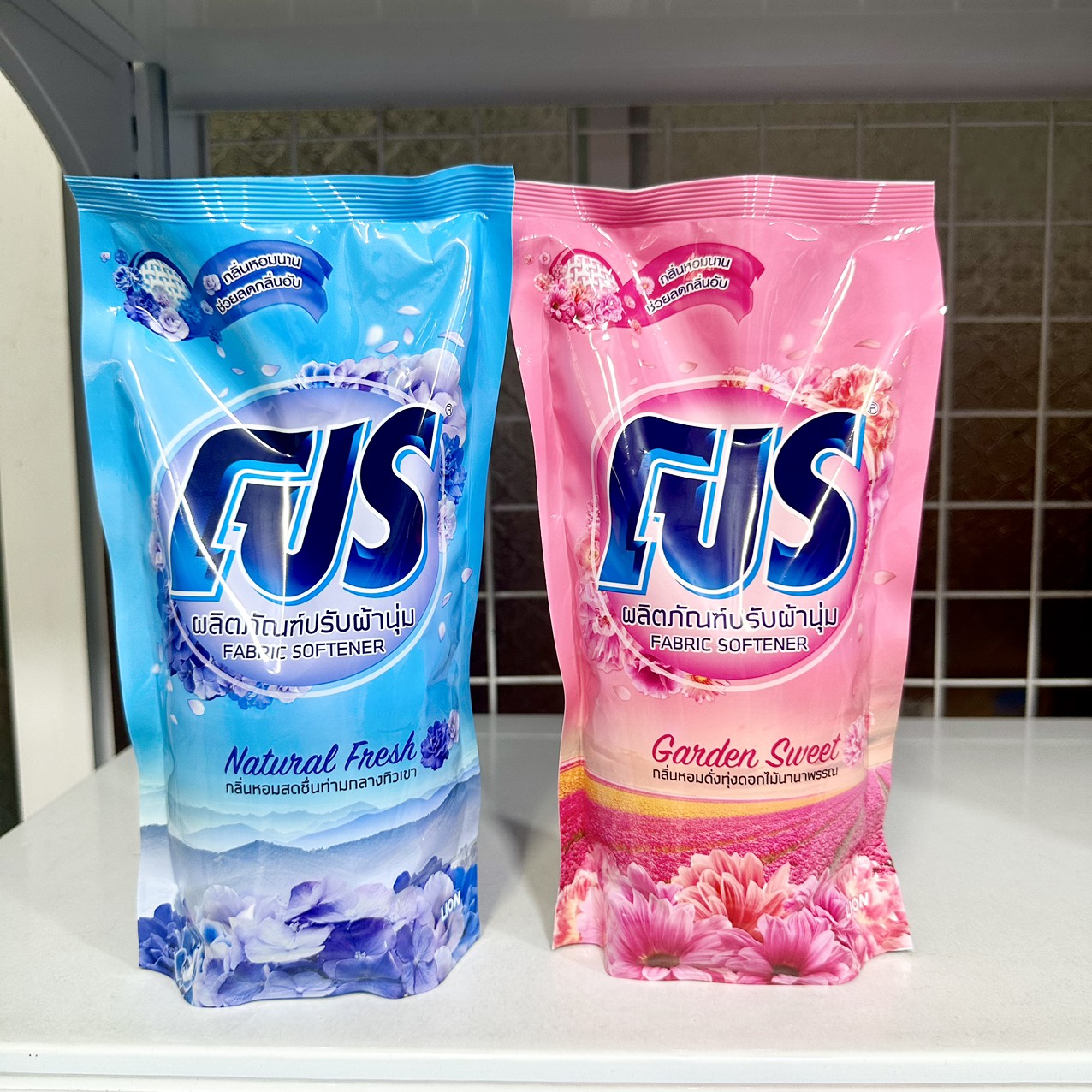 Combo 6 túi nước xã vải fus 500ml - thái lan