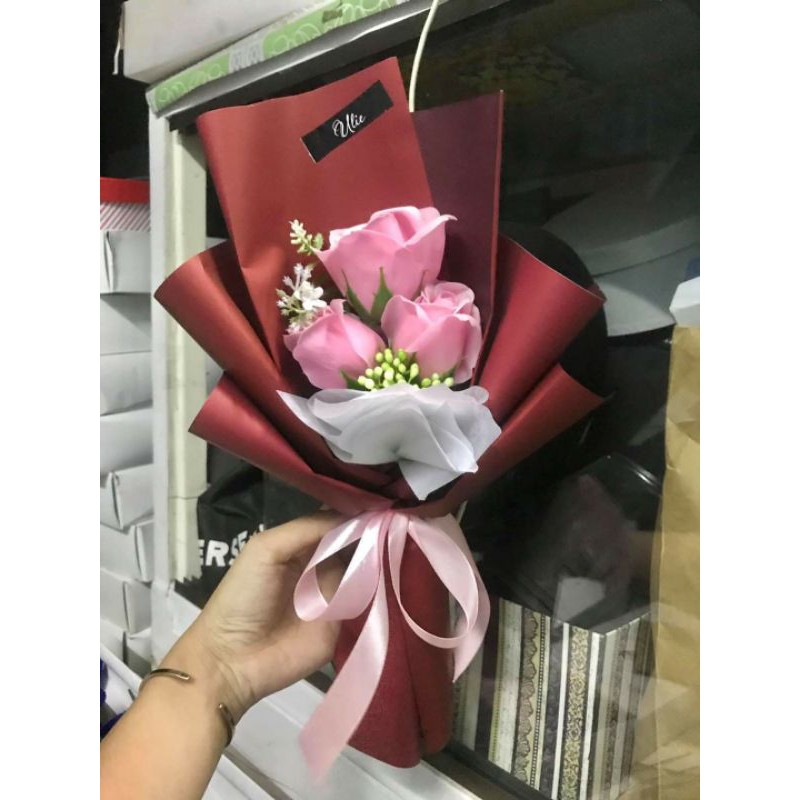 bó sáp 3 bông sỉ