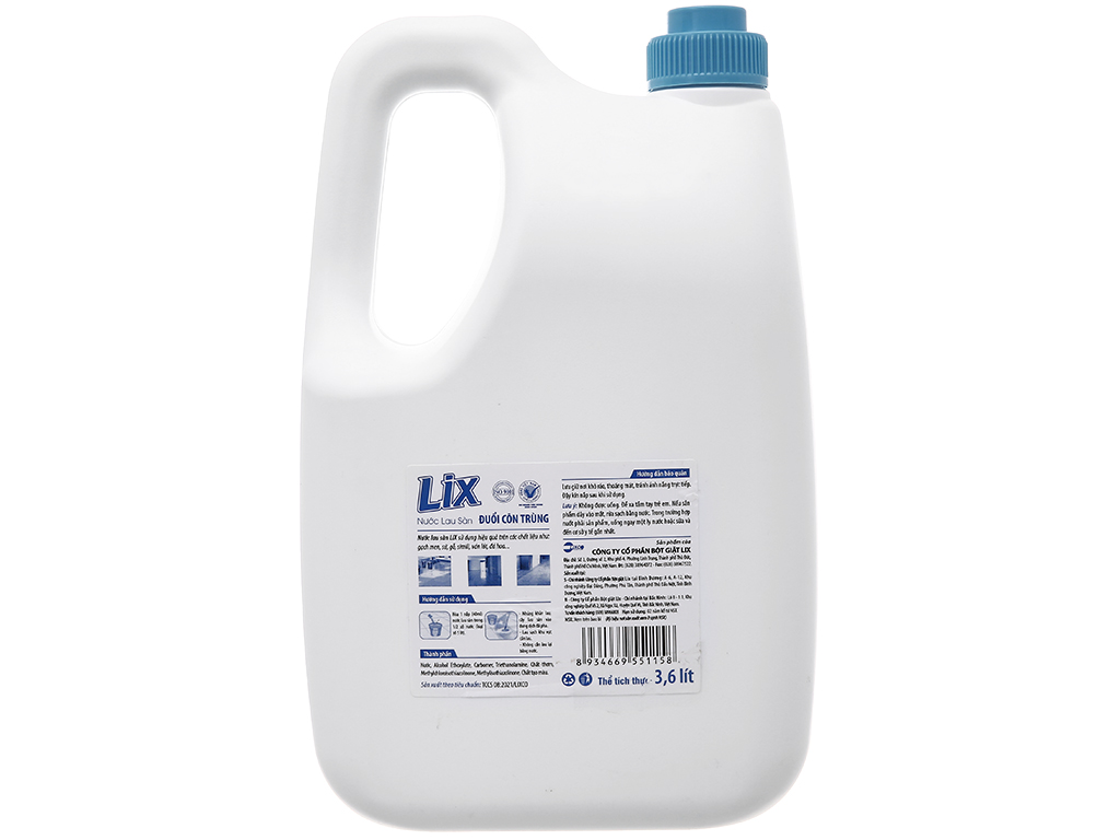Nước lau sàn LIX Đuổi Côn Trùng 3.6 lít