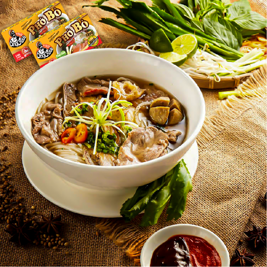 Viên Gia Vị Phở Bò Gold Ông Chà Và 126g - Nấu Ngon Chuẩn Vị Không Cần Nêm Nếm