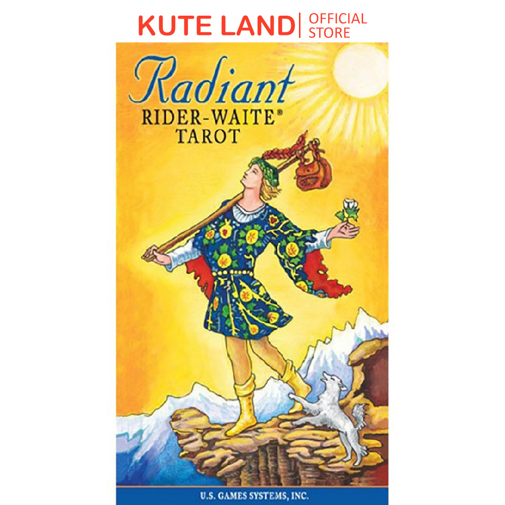 [Size Gốc] Bài Radiant Rider Waite Tarot Size Gốc 7x12 Cm Tặng Đá Thanh Tẩy