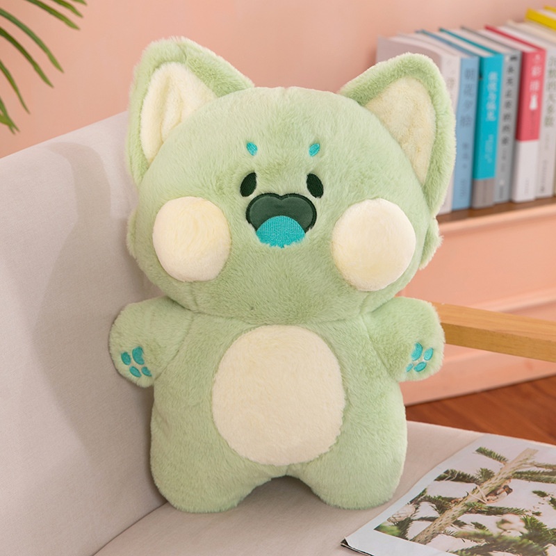 Gấu bông mèo dudu, gấu bông mèo má hồng, gấu bông dudu đuôi dài kích thước 45cm