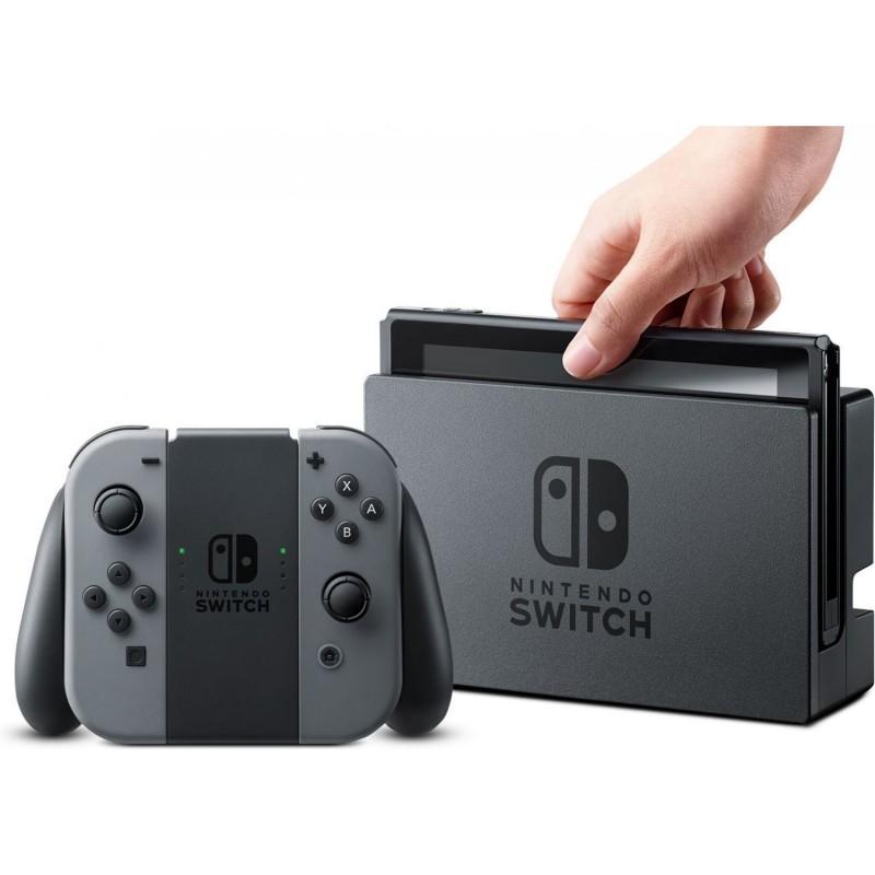 Máy Nintendo Switch V2 (pin lâu hơn, màu gray, tặng kèm bộ phụ kiện)