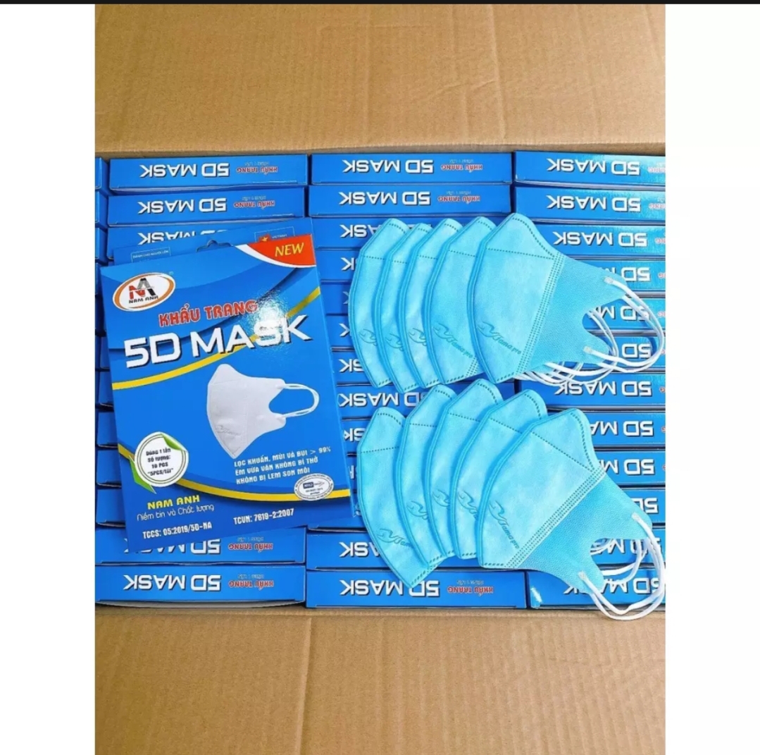 Hộp khẩu trang 5d mask nam anh 10 cái / hộp