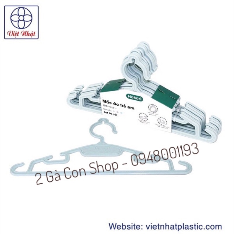[Hoàn Tiền 10%]Móc nhựa Hokori phơi đồ cho bé