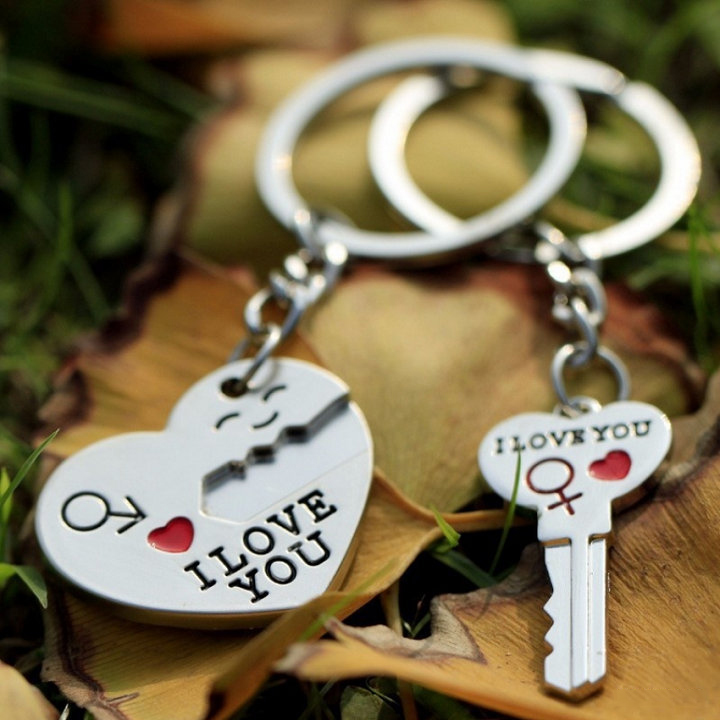Móc khóa tình nhân i love you