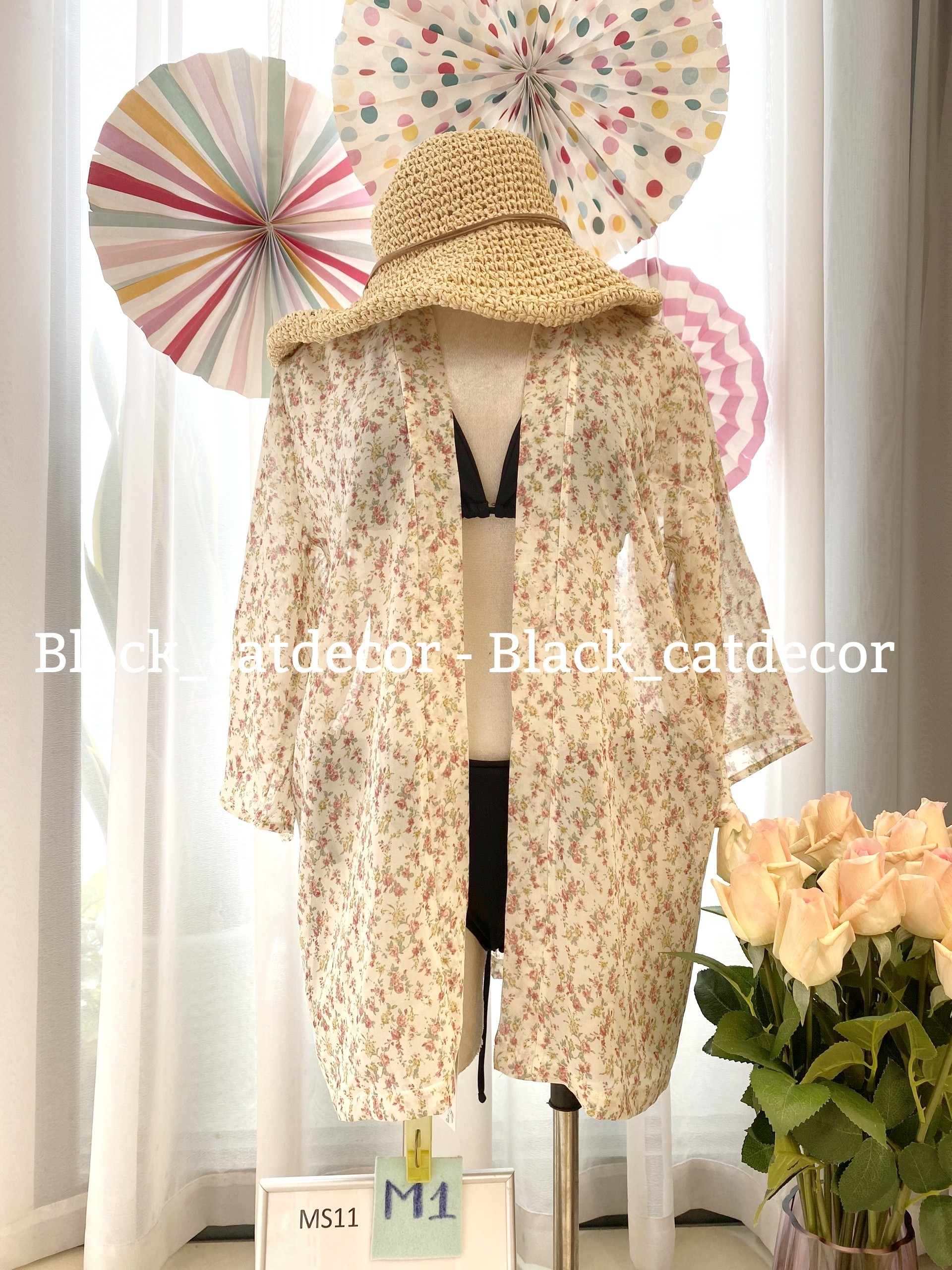 Kimono Áo Choàng Đi Biển Họa Tiết MS11