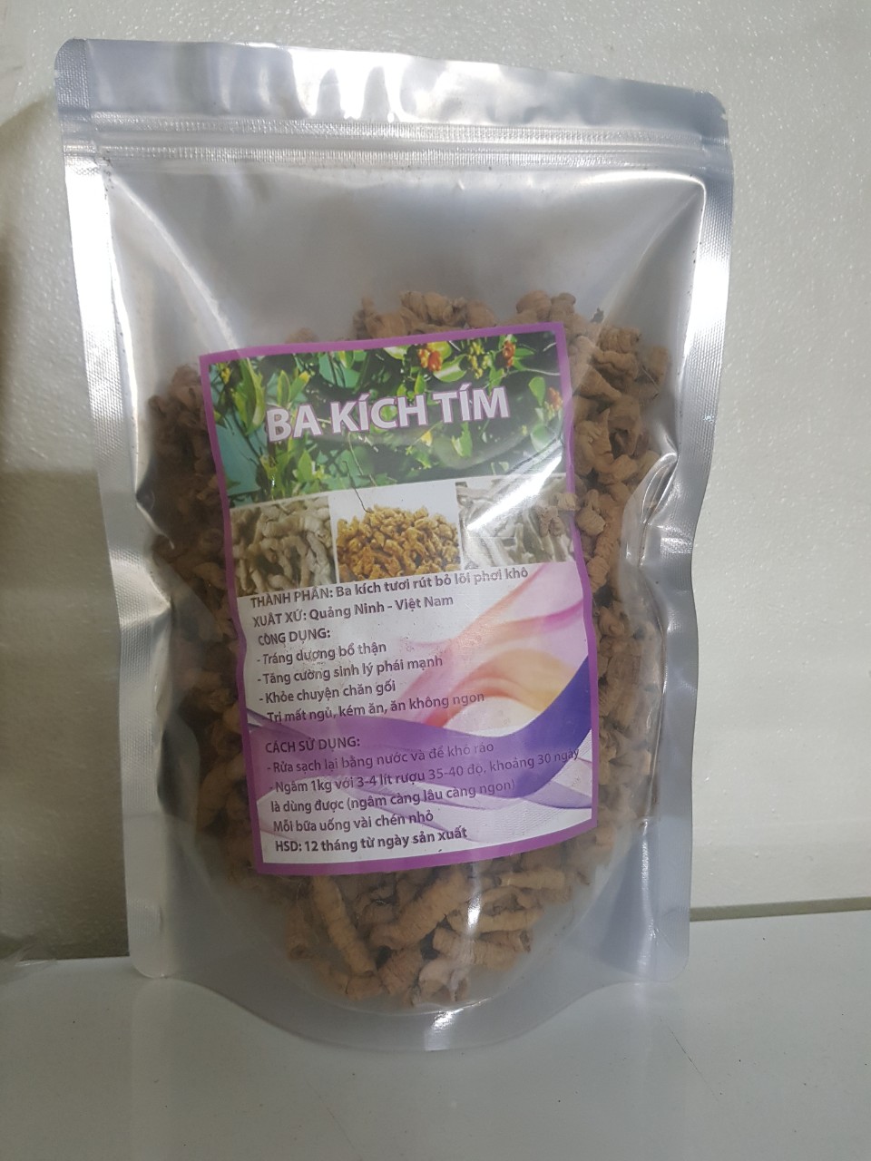 2kg Ba kích tím phơi khô, ba kích tím quảng ninh hàng chuẩn xịn, đã rút lõi sạch sẽ, về chỉ việc ngâm, thơm nức, tăng cường ham muốn, yếu sinh lý