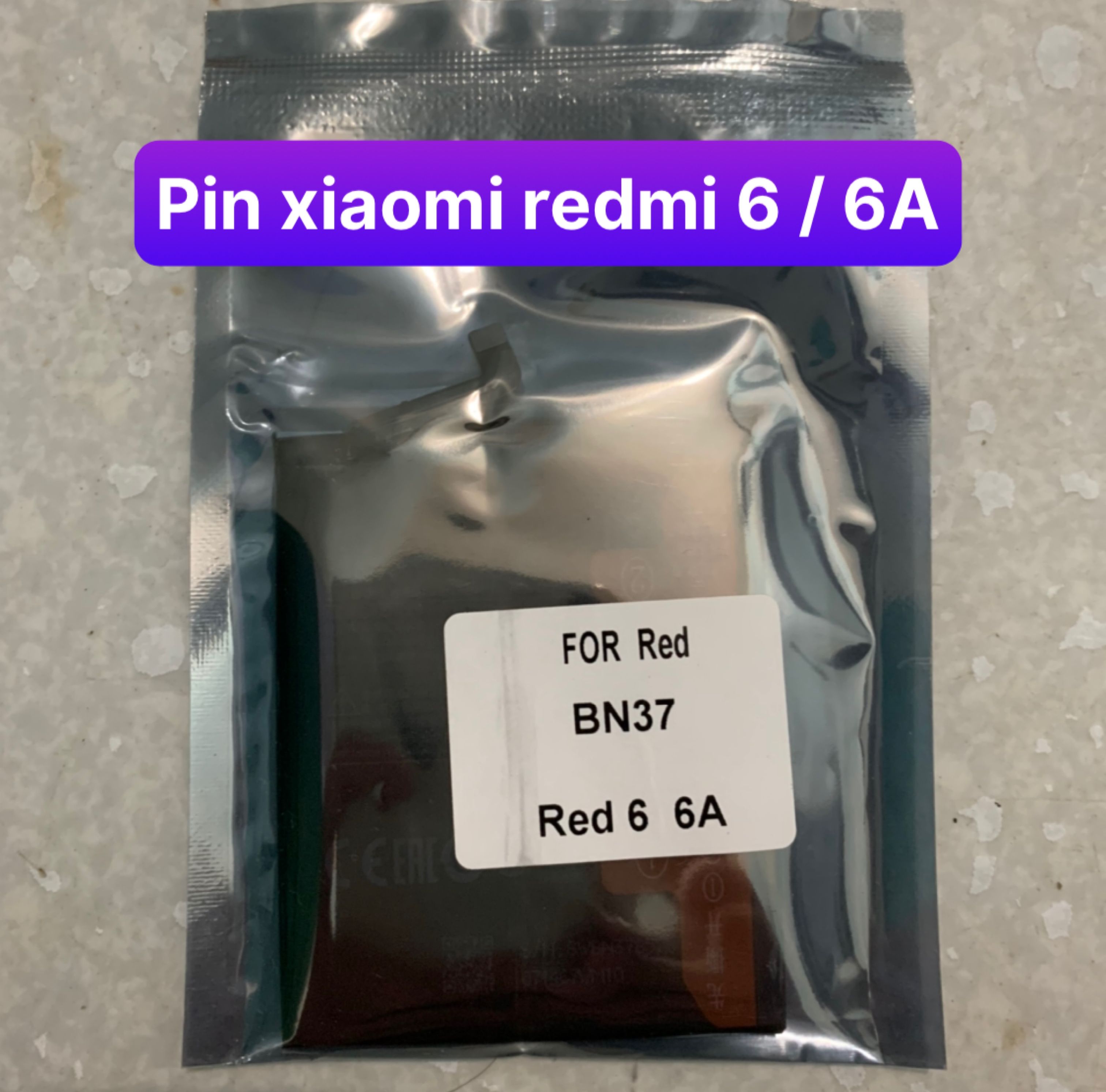 Pin Xiaomi mã BN37 lắp Redmi 6 / Redmi 6A