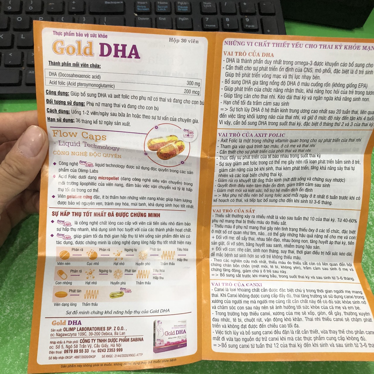 Gold DHA (H30V)