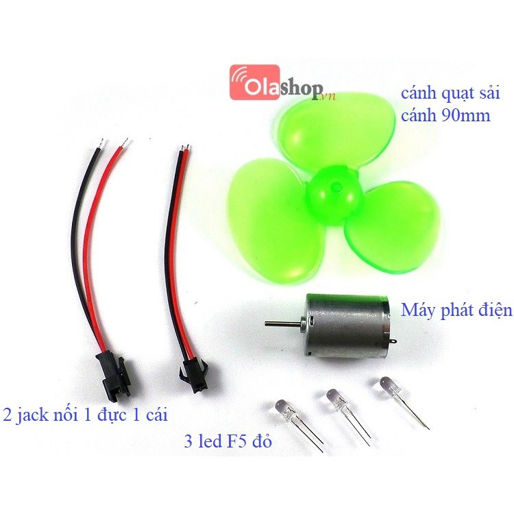 Máy phát điện gió mini V2 phát điện bằng sức gió