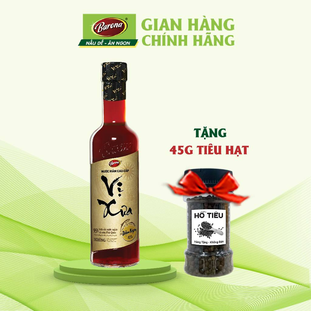 Nước mắm cao cấp Vị Xưa 40 độ đạm 500ml