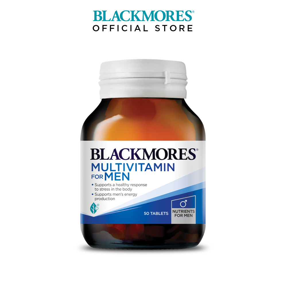 Vitamin Tổng Hợp Hỗ Trợ Sức Khỏe Nam Giới Blackmores Multivitamin For Men Lọ 50 Viên