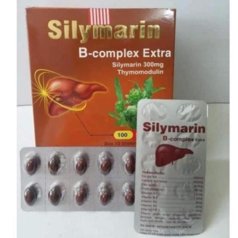 Bổ gan mát gan Silymarin B-complex giải độc gan tăng cường chức năng của gan 100v, cam kết hàng đúng mô tả, chất lượng đảm bảo an toàn đến sức khỏe người sử dụng