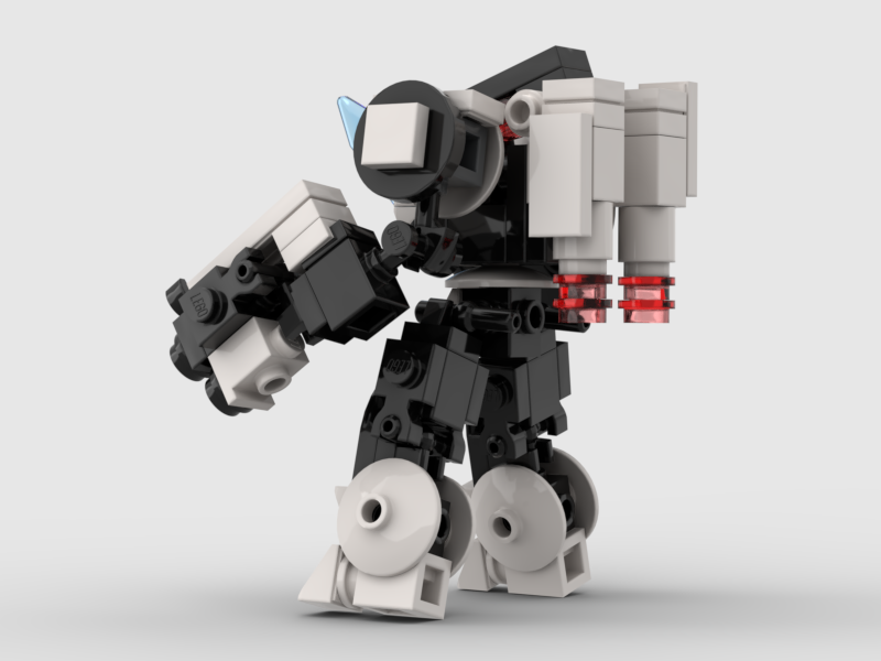 Le Go Đồ Chơi Lắp Ráp Robot Moc Mech Swap