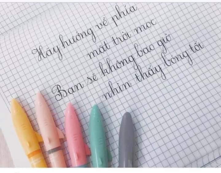 Bút mài thầy Ánh SH 067 (bút cá mập) - êm trơn