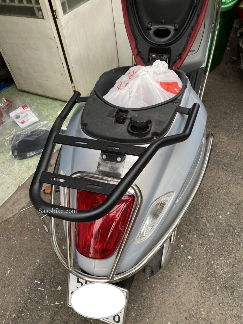 Baga SR Primavera, baga Givi SR cho Vespa Primavera, hàng Givi chính hãng, mới 100%