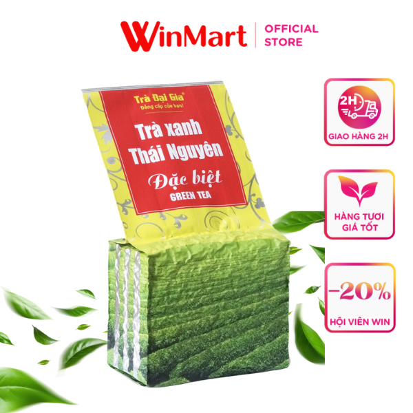 - trà xanh thái nguyên đặc biệt trà đại gia gói 150g