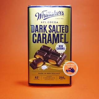 Socola đắng Whittakers Dark Salted Caramel 250gr 62% cacao thumbnail