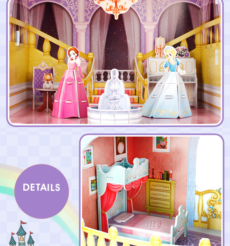 Mô hình giấy 3D CubicFun - Fairytale Castle - P809h
