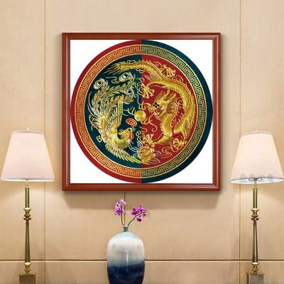 [HCM]Tranh thêu chữ thập kt 60x60 cm-THÊU KÍN