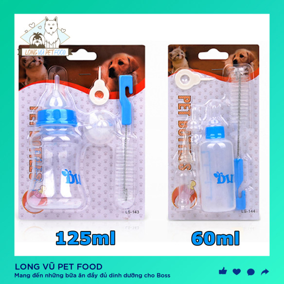 Bình ti sữa cho chó mèo con 60ml & 150ml bình sữa cho chó con 940620071_VNAMZ-2840464452