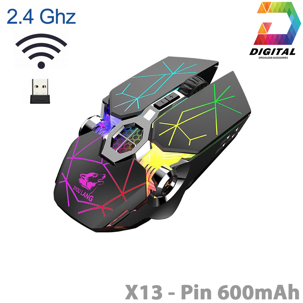 Genuine X13 Gaming Battery Charger Wireless Mouse