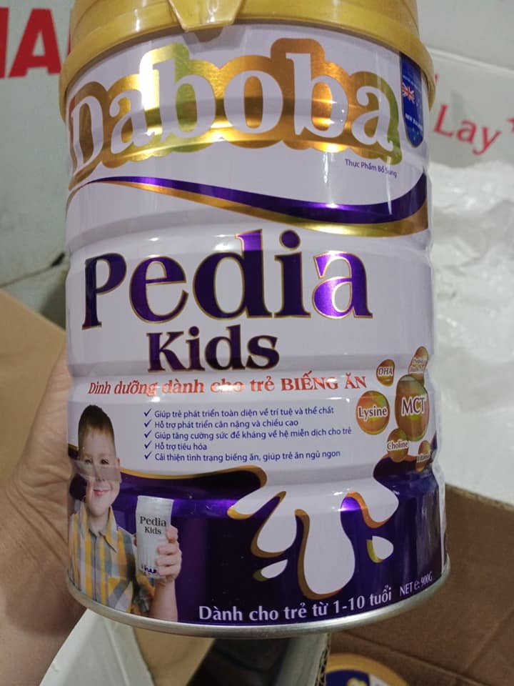 Sữa bột Daboba Pedia cho trẻ nhẹ cân, Biếng ăn