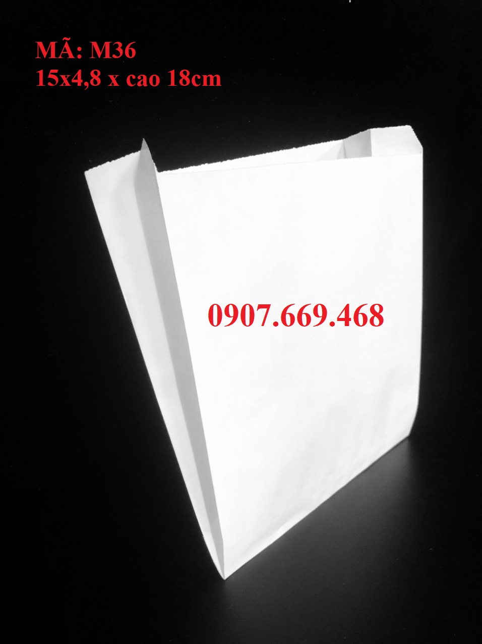 Túi giấy đựng hambuger 500 cái