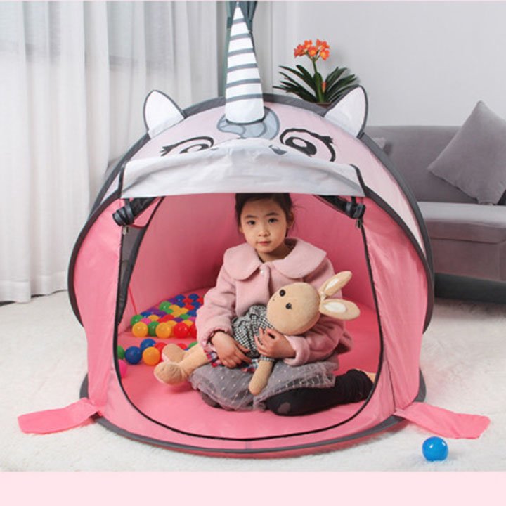 Lều bóng tự bung cho bé - Lều hình các con vật ngộ nghĩnh- Quà tặng dành cho bé
