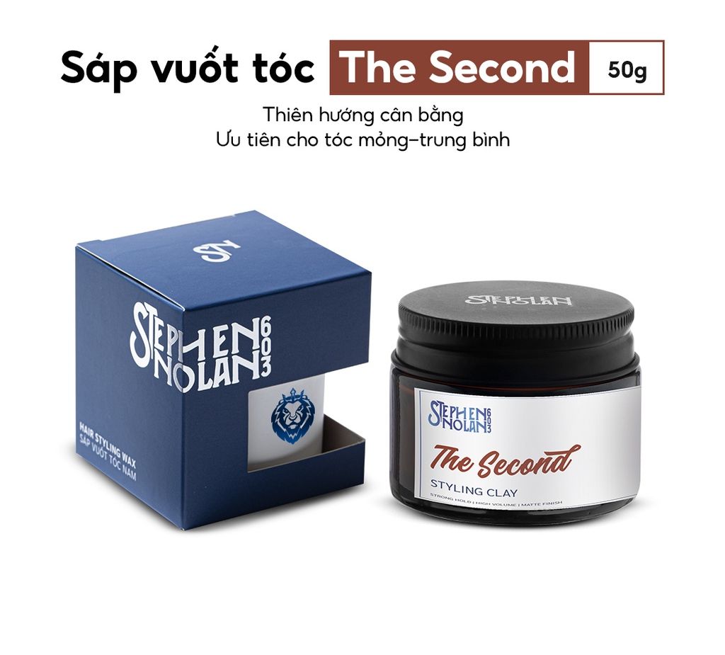 Sáp vuốt tóc The Second Styling Clay dành cho tóc mỏng