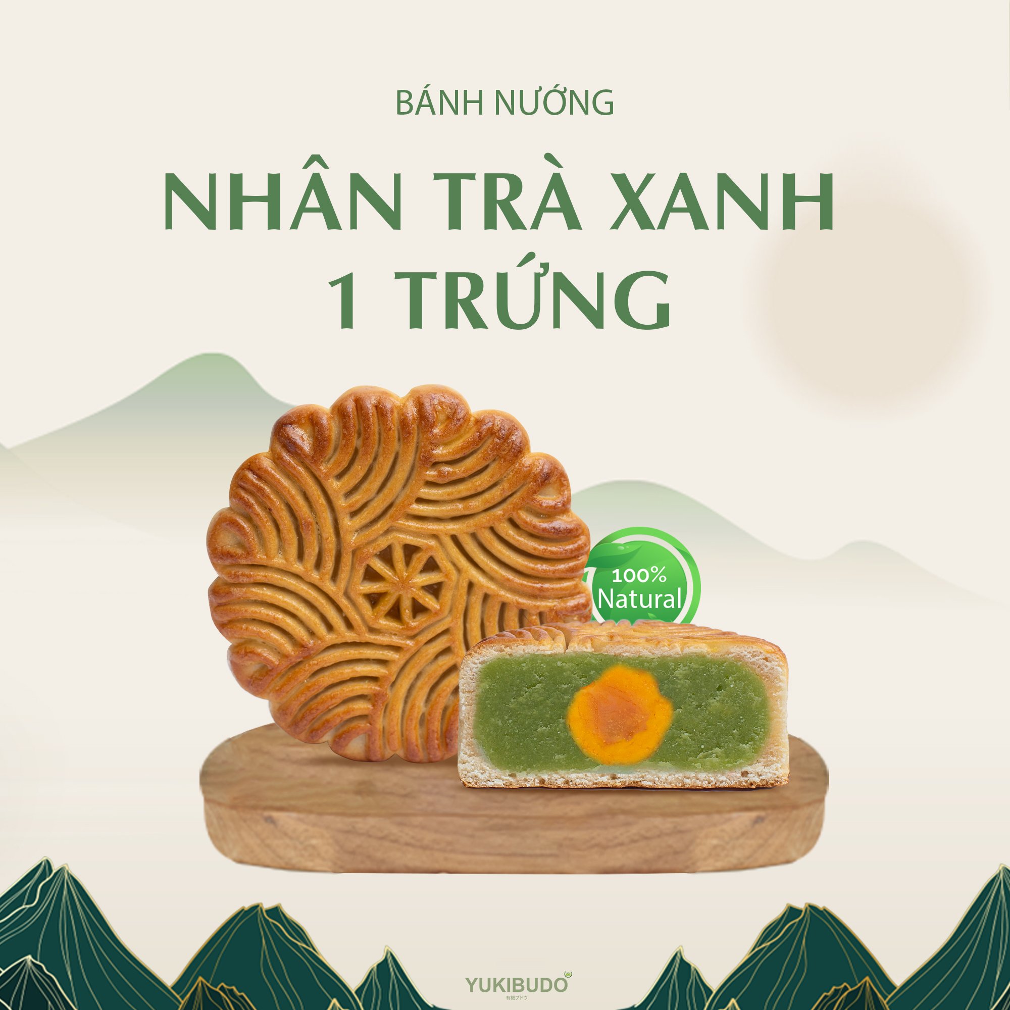Bánh Trung Thu Trà Xanh Trứng Muối