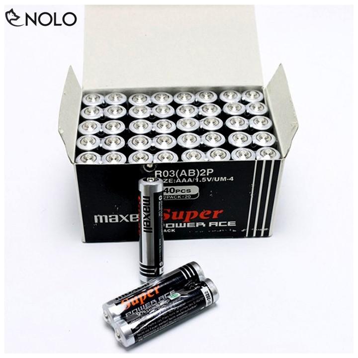 Set 2 viên pin tiểu nhỏ Maxell AAA (3A)