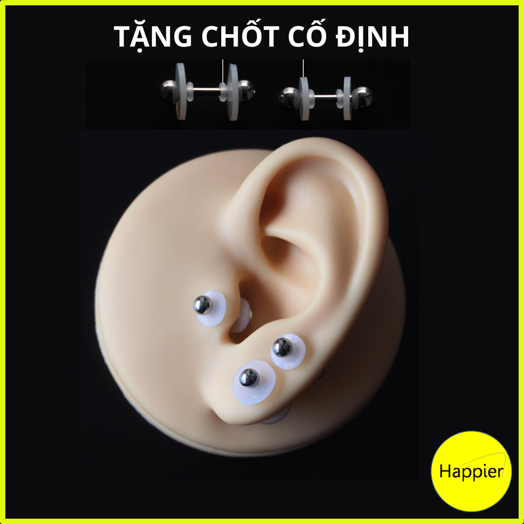 Bấm Lỗ Tai Dùng 1 Lần Khuyên Khử Trùng - Happier