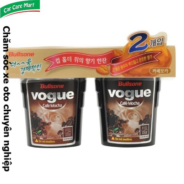 2 Hộp sáp thơm Cafe khử mùi oto - BULLSONE VOGUE CAFÉ MOCHA 130G