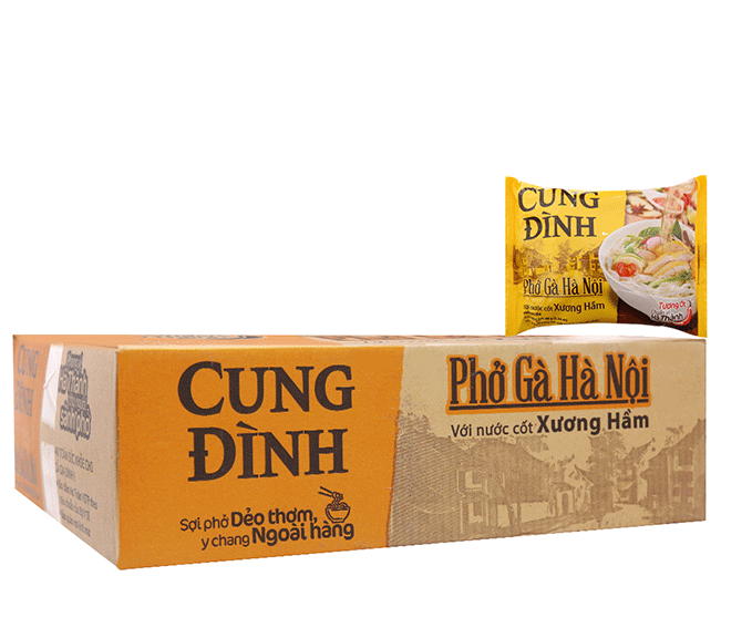 Thùng Phở Gà/ Bò Hà Nội Micoem Cung Đình (30 Gói x 68g)