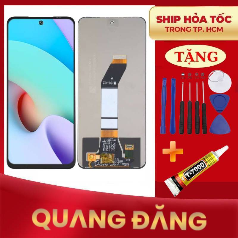 Bộ màn hình xiaomi redmi 10-4g /redmi 10 prime tặng keo dán và bộ sửa 9 món