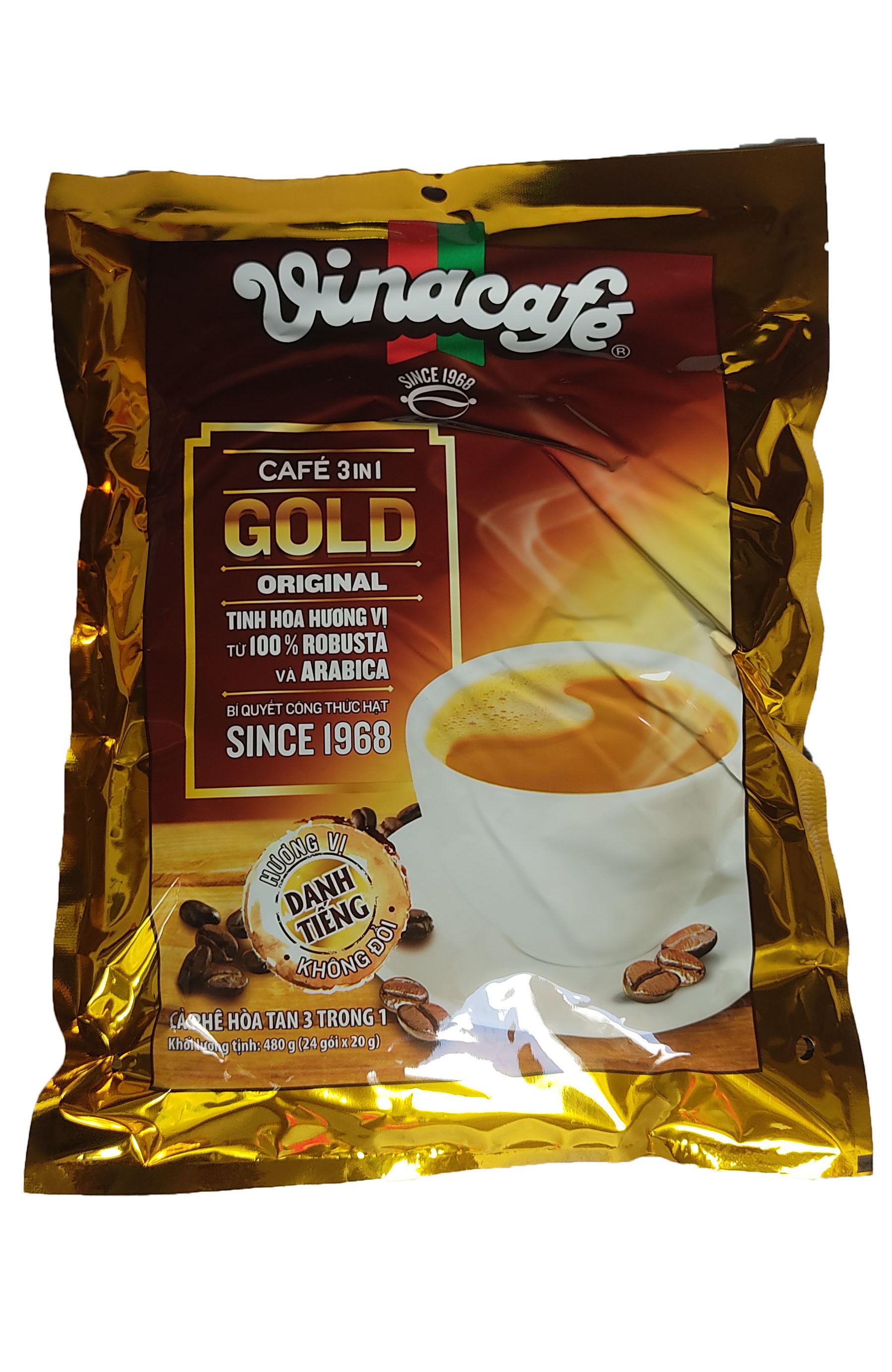 Cà Phê Sữa Hòa Tan Vinacafe Bịch 24 gói x 20g
