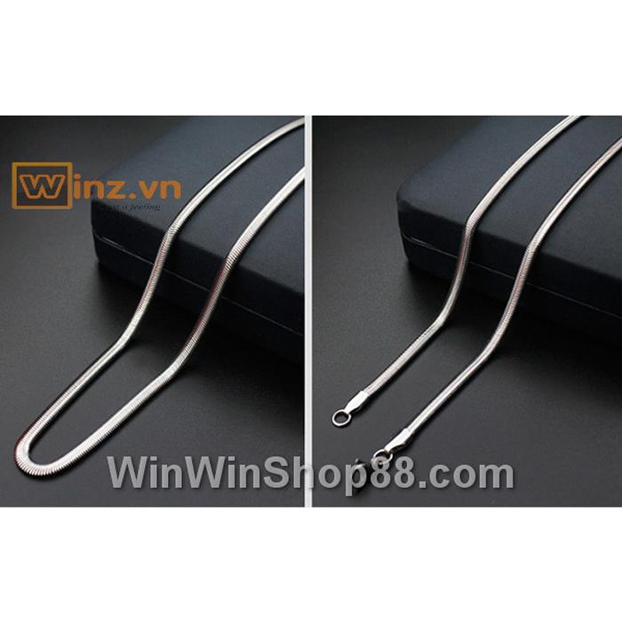 Dây chuyền inox nam sợi mì DC165
