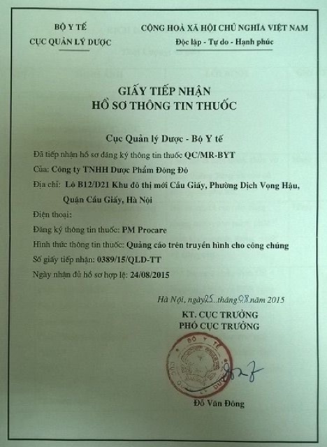 VIÊN UỐNG BÀ BẦU PROCARE