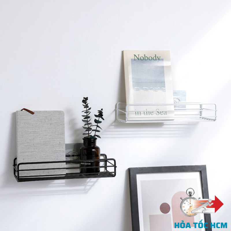Kệ Nhà Tắm Dán Tường Thông Minh Bằng Sắt