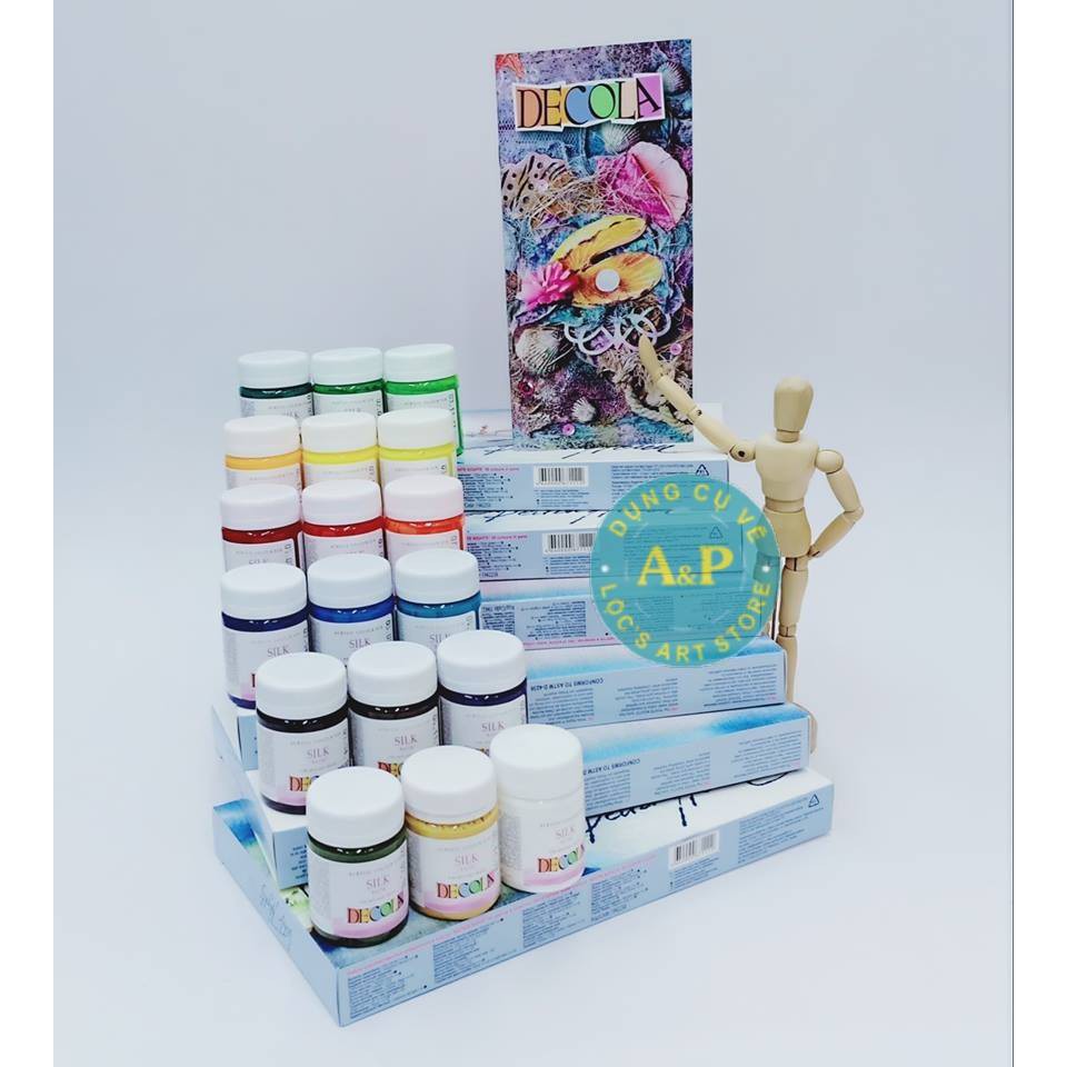 Acrylic Decola - Màu vẽ lụa