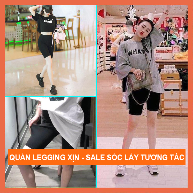 Quần legging lửng nữ lưng cao, legging lửng co giãn 4 chiều madela