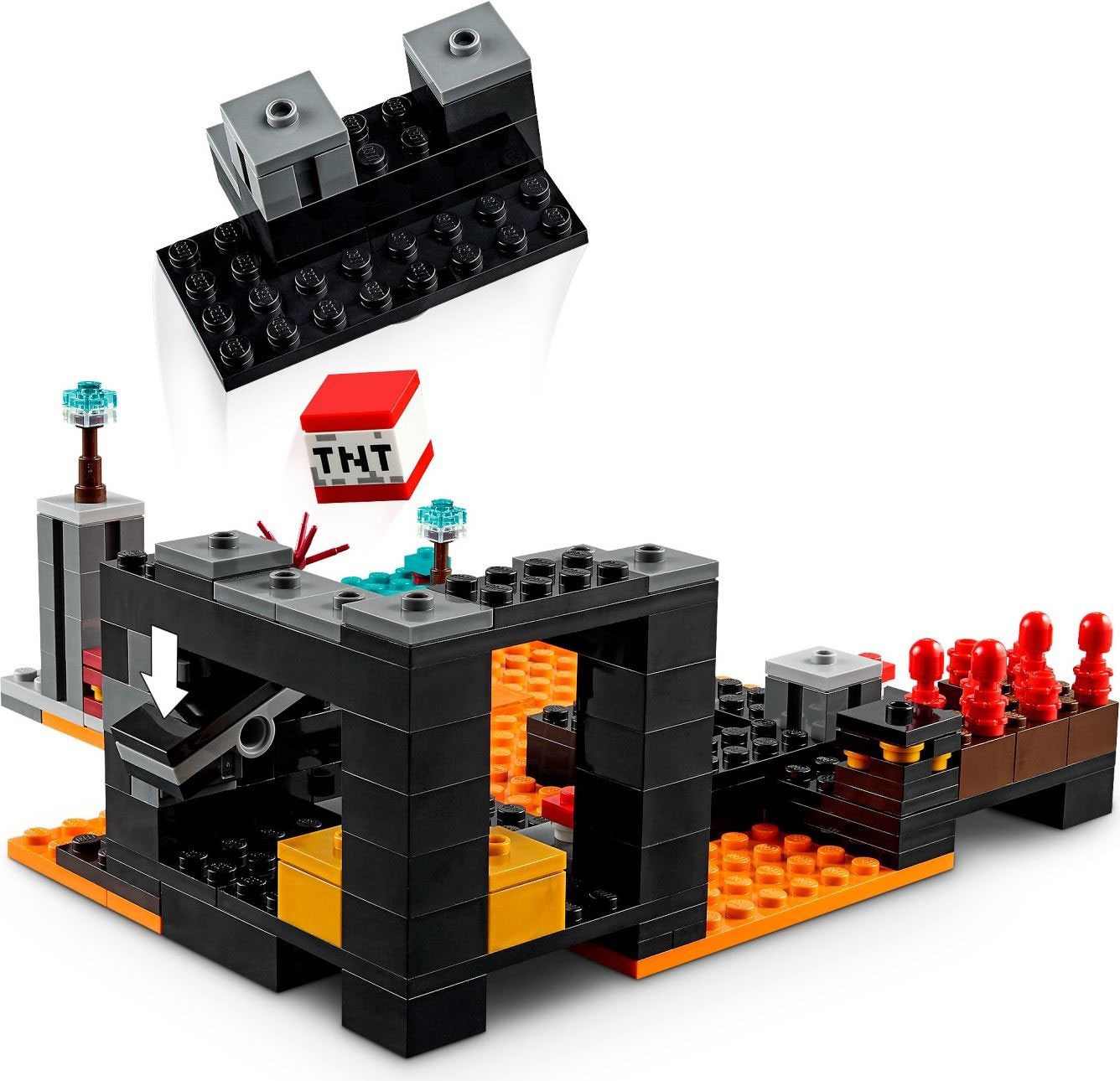 LEGO Minecraft 21185 Tàn tích pháo đài Lợn