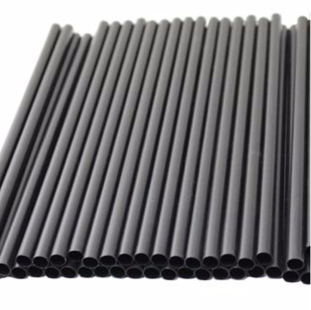 1 Bịch ống hút Sinh Tố phi 8 Đen - Trắng (không bọc)