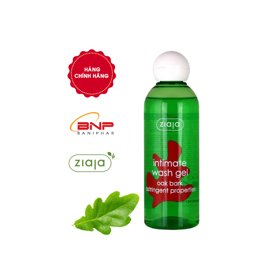 Dung dịch vệ sinh phụ nữ Intimate Vỏ Sồi Se khít 200ml [Hàng chính hãng]