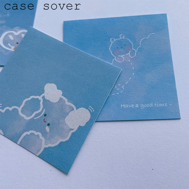 Set 15 Sticker Chủ Đề Cute Sky Trang Trí Sổ, Planner,... - Case Sover
