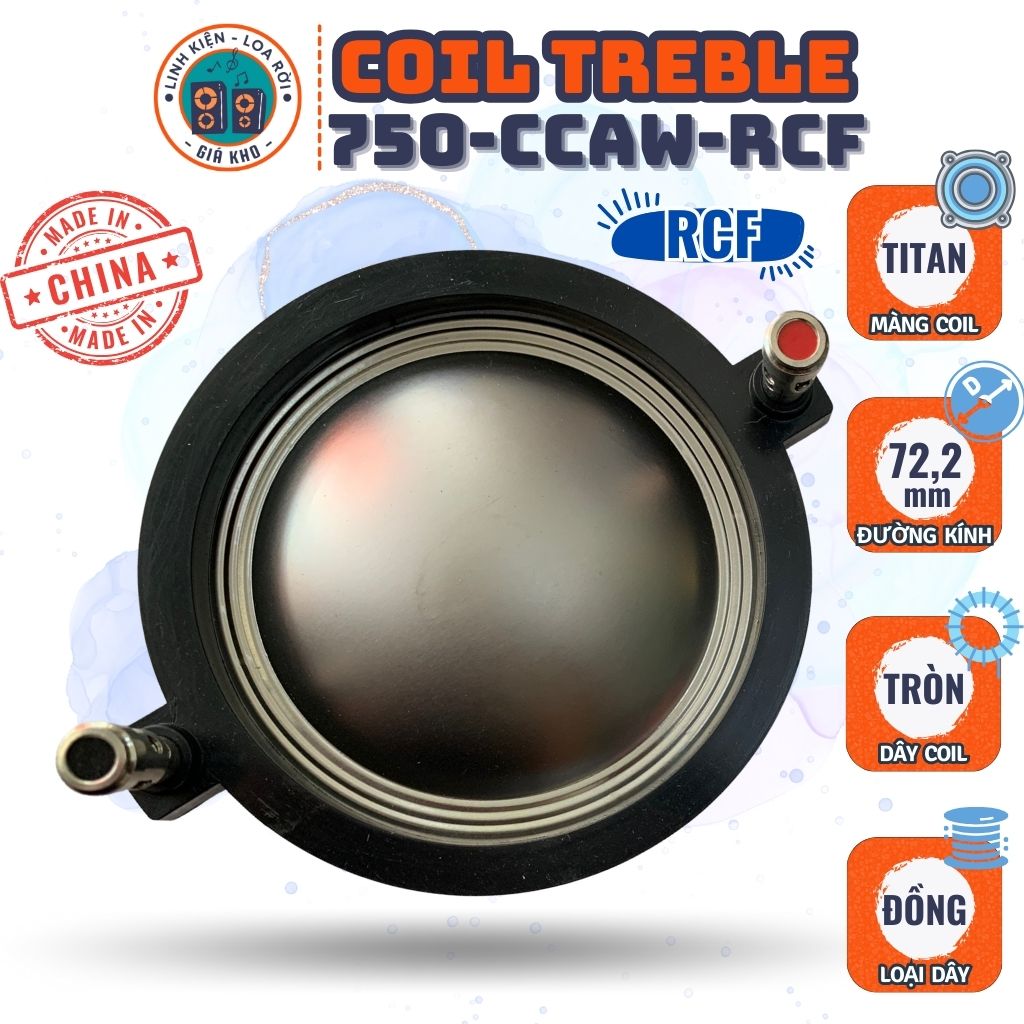 Coil Loa Treble 750 - Titanium - Made in China